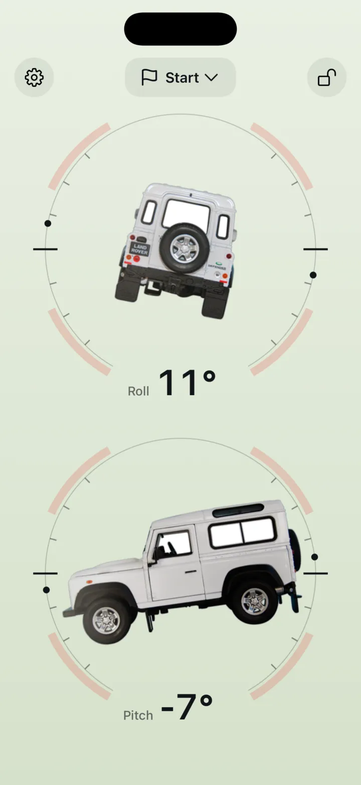 Photos of a real off-roader from behind and from the side, background removed